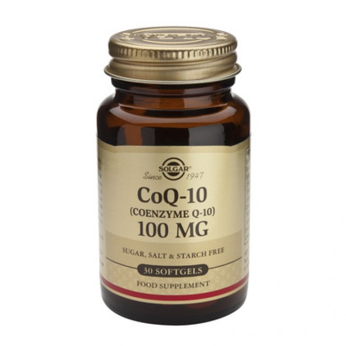 Solgar - CoQ-10 100mg. / 30 softgels.​