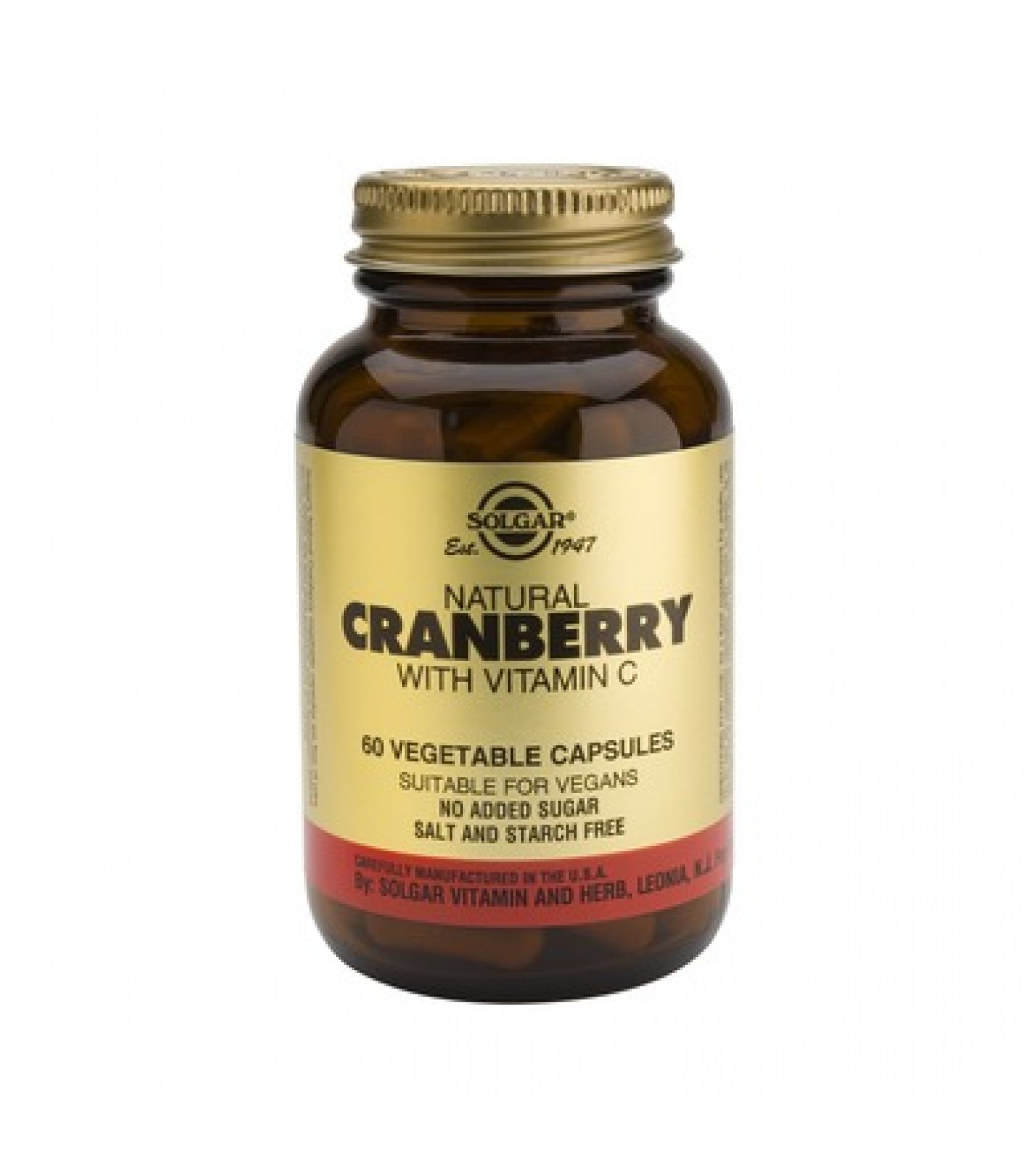 Solgar - Cranberry Extract with Vitamin C / 50 caps.​