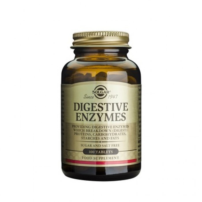 Solgar - Digestive Enzymes / 100 tabs.​