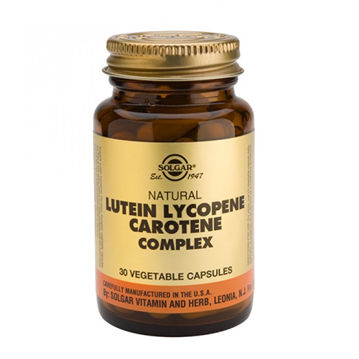 Solgar - Lutein Lycopene Carotene / 30 Vcaps.​