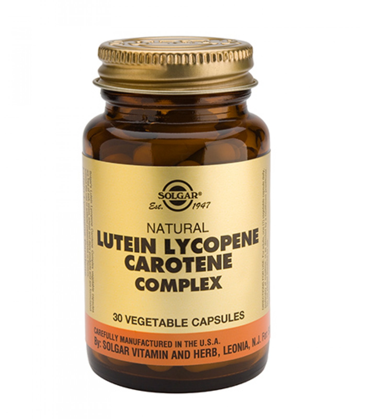 Solgar - Lutein Lycopene Carotene / 30 Vcaps.​