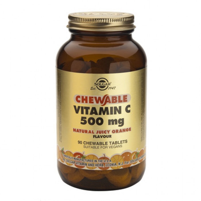 Solgar - Chewable Vitamin C 500mg. / 90 tabs.​