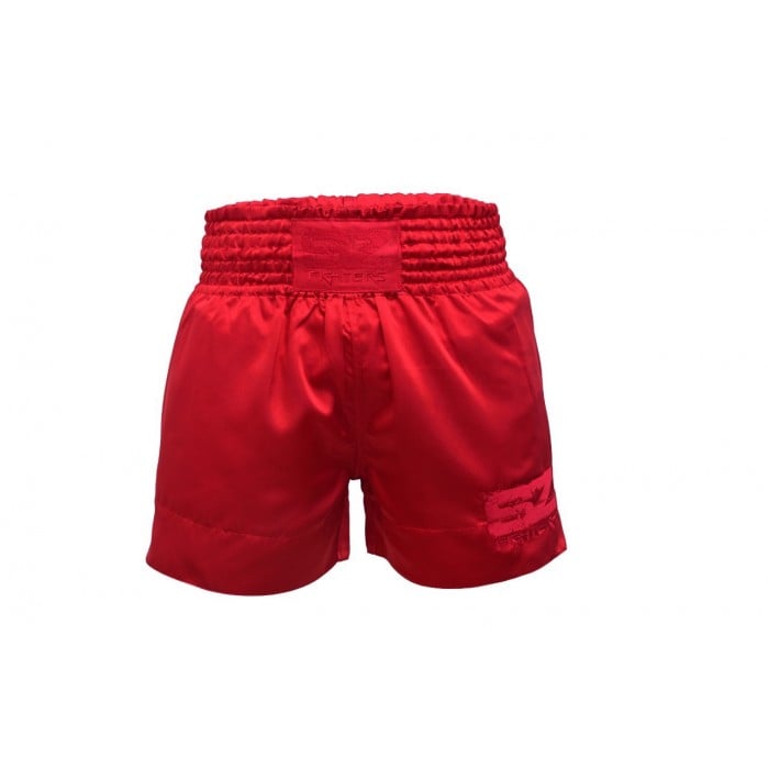 SZ Fighters - Шорти за Муай Тай и Кикбокс Classic - Red/Red