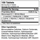 USP Labs - Modern BCAA+ / 150 tabs.