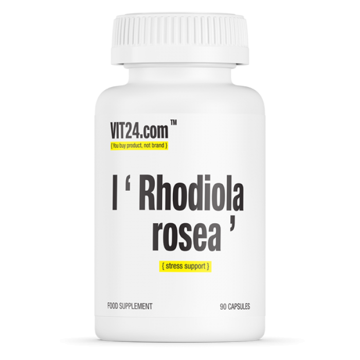 VIT24 - Rhodiola Rosea 400 mg / Stress Support / 90 caps