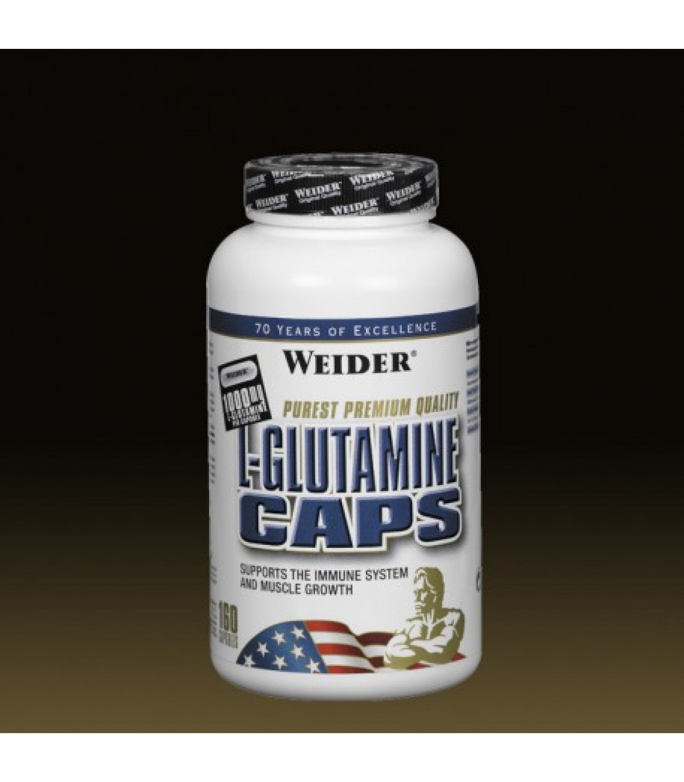 Weider - L-Glutamine / 160 caps