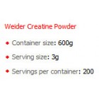 Weider - Pure Creatine / 600 gr