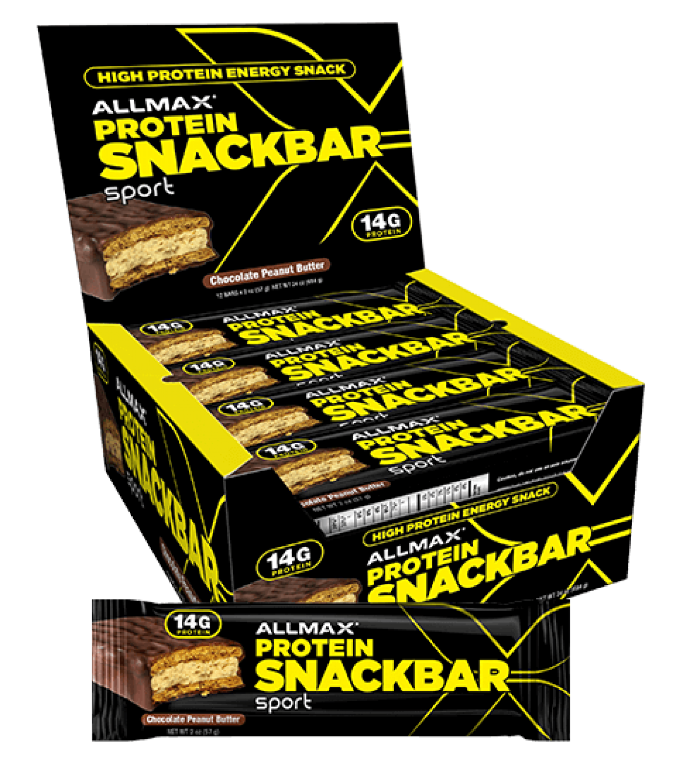 AllMax - Protein Snackbar BOX / 12 x 57gr