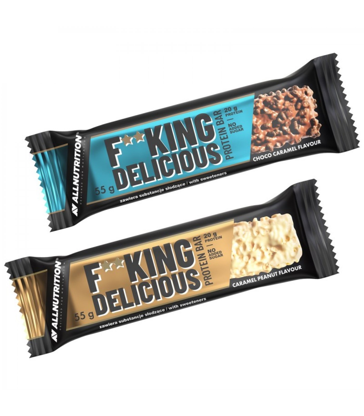 Allnutrition F**King Delicious Protein Bar / 15 x 55g