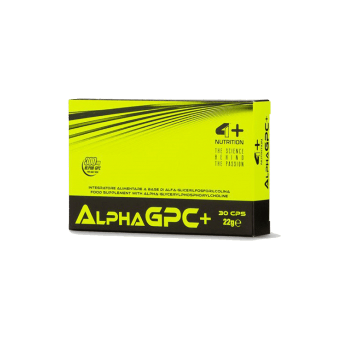 4+ Nutrition ALPHA GPC+ / 30 tabs.