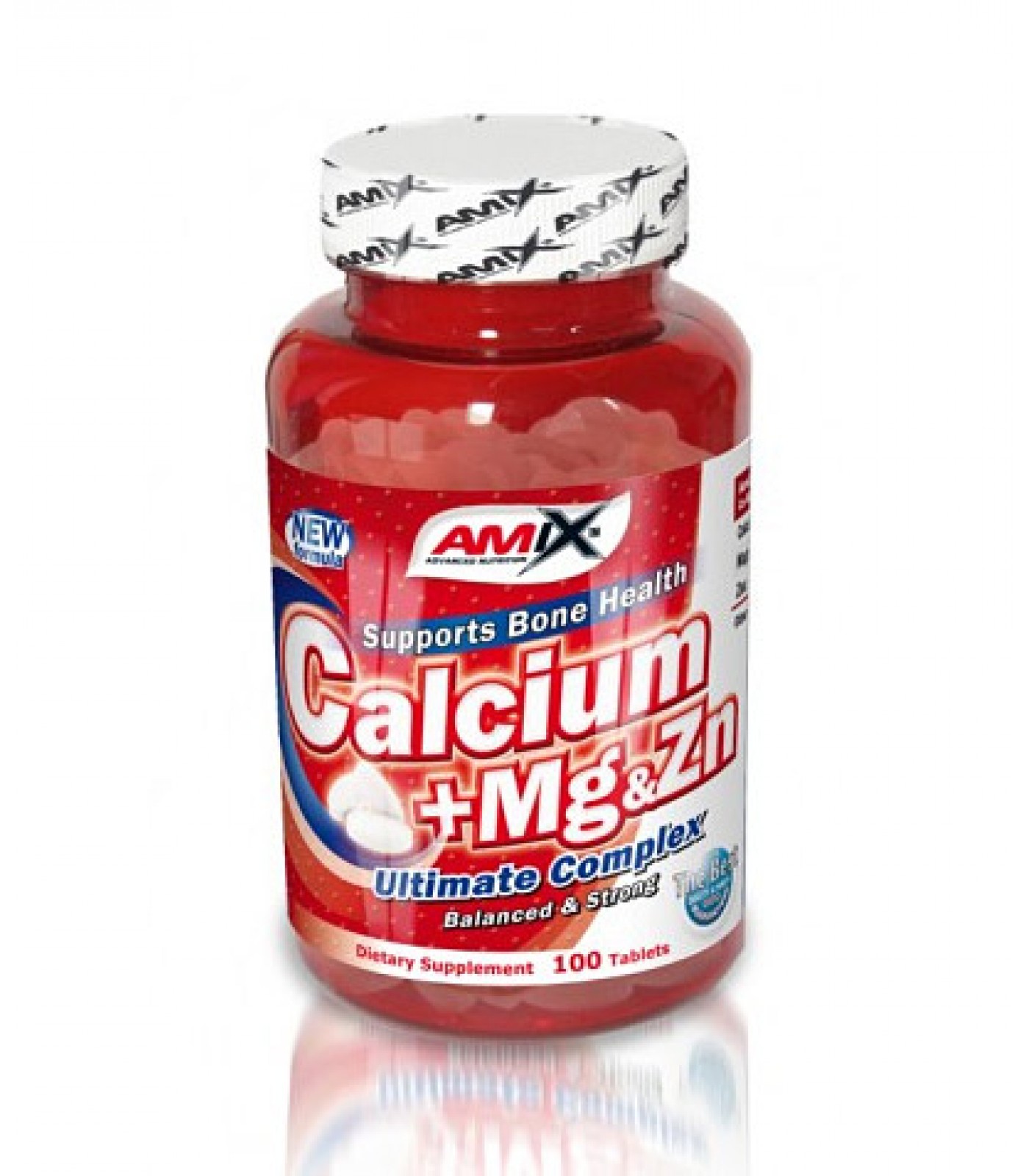 Amix - Calcium + Mg & Zn / 100tabs.