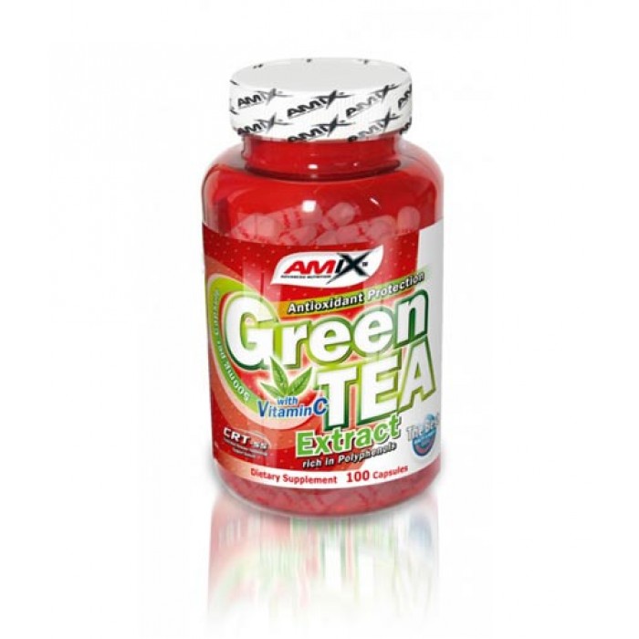 Amix - Green Tea Extract with Vitamin C / 100 caps.