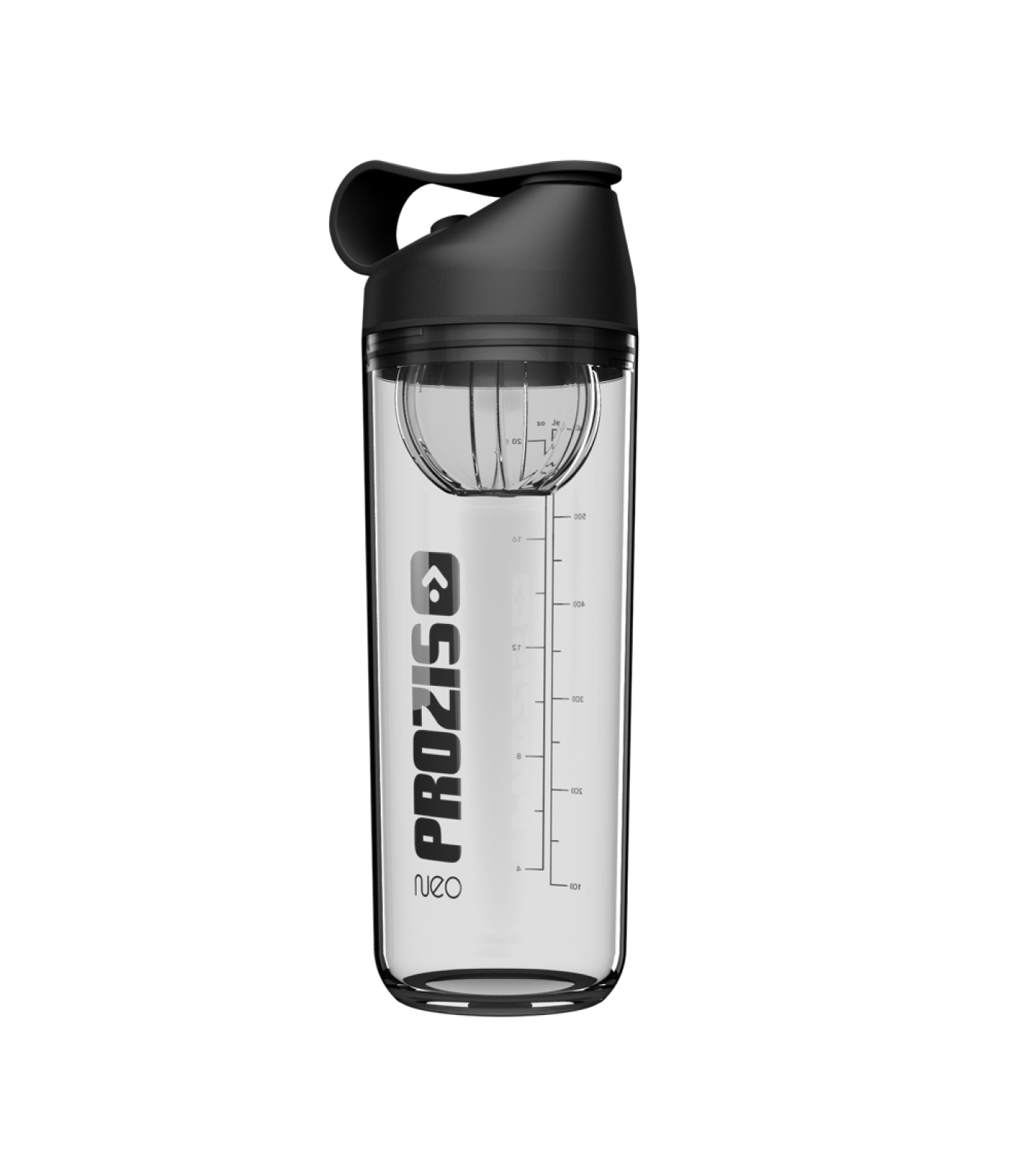 Prozis Sport Neo Mixer Bottle Crystal Jet Black / 600 ml.