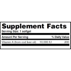 HAYA LABS Vitamin A 10,000 IU / 100 Softgels