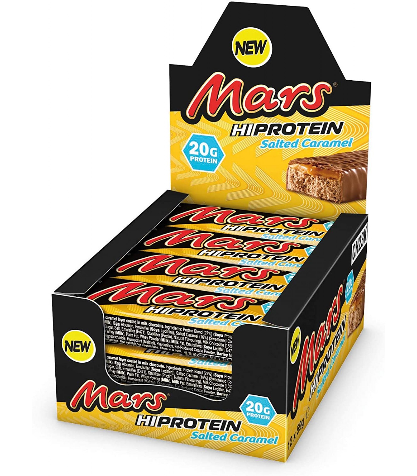 Mars - Mars Protein Bar / Salted Caramel / 12 x 59g​