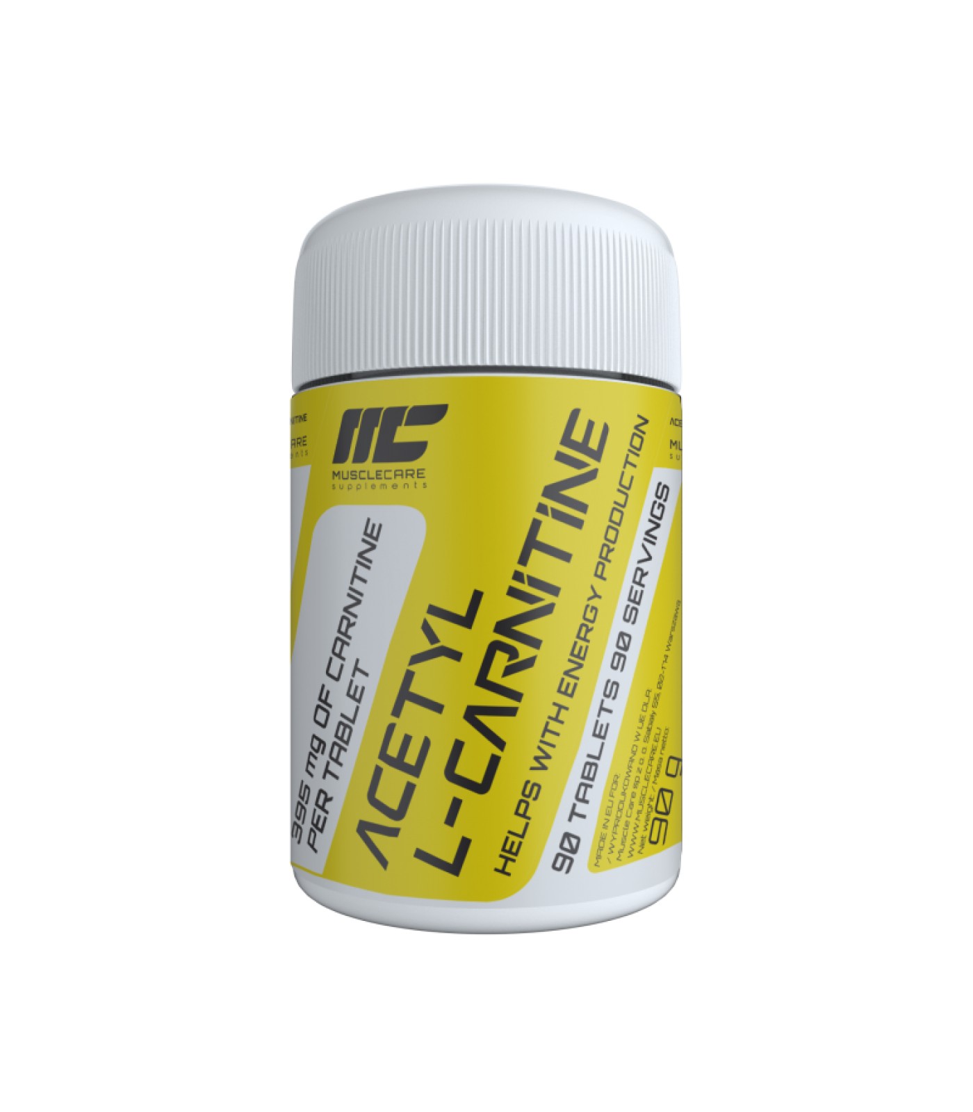 Muscle Care - Acetyl L-Carnitine 500mg / 90tabs​