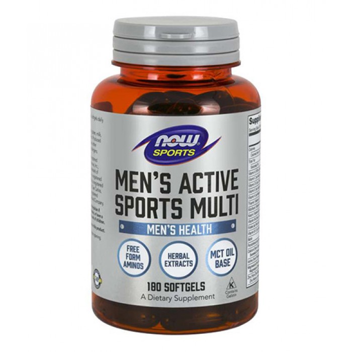 NOW - Men's Active Sports Multi / 180 softgels.