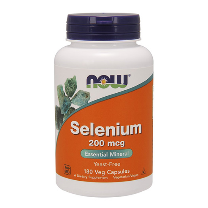 NOW - Selenium (Yeast Free) 200mcg. / 180 Vcaps.