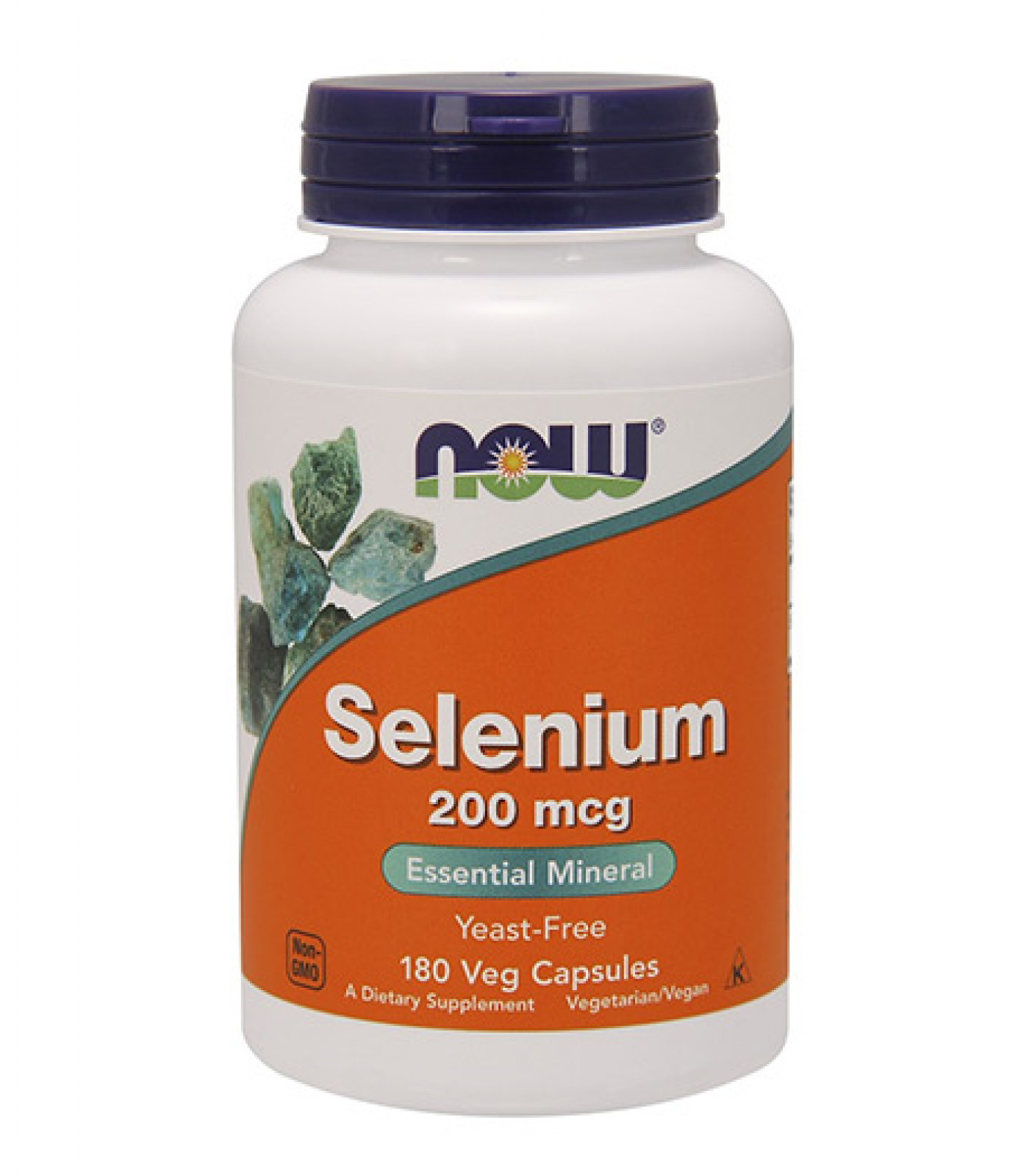 NOW - Selenium (Yeast Free) 200mcg. / 180 Vcaps.