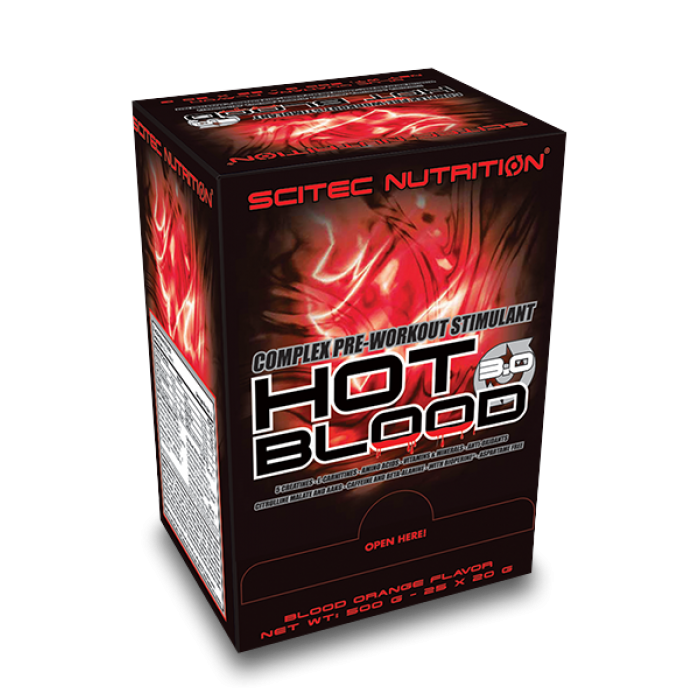 Scitec - Hot Blood 3.0 BOX 25 sachet 