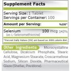 Pure Nutrition - Selenium 100mcg / 100 tabs.​