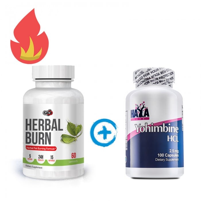 Стак Отслабване - Herbal Burn + Yohimbine​