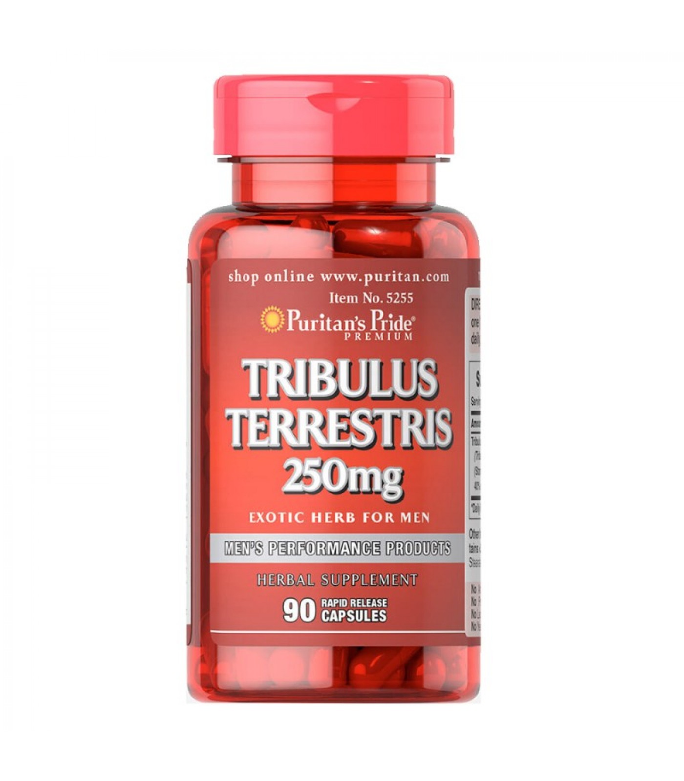 Puritan's Pride - Tribulus 250 мг / 90 капсули​