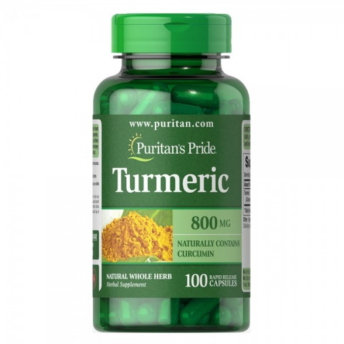 Puritan's Pride - Turmeric 800 мг / 100 капсули​