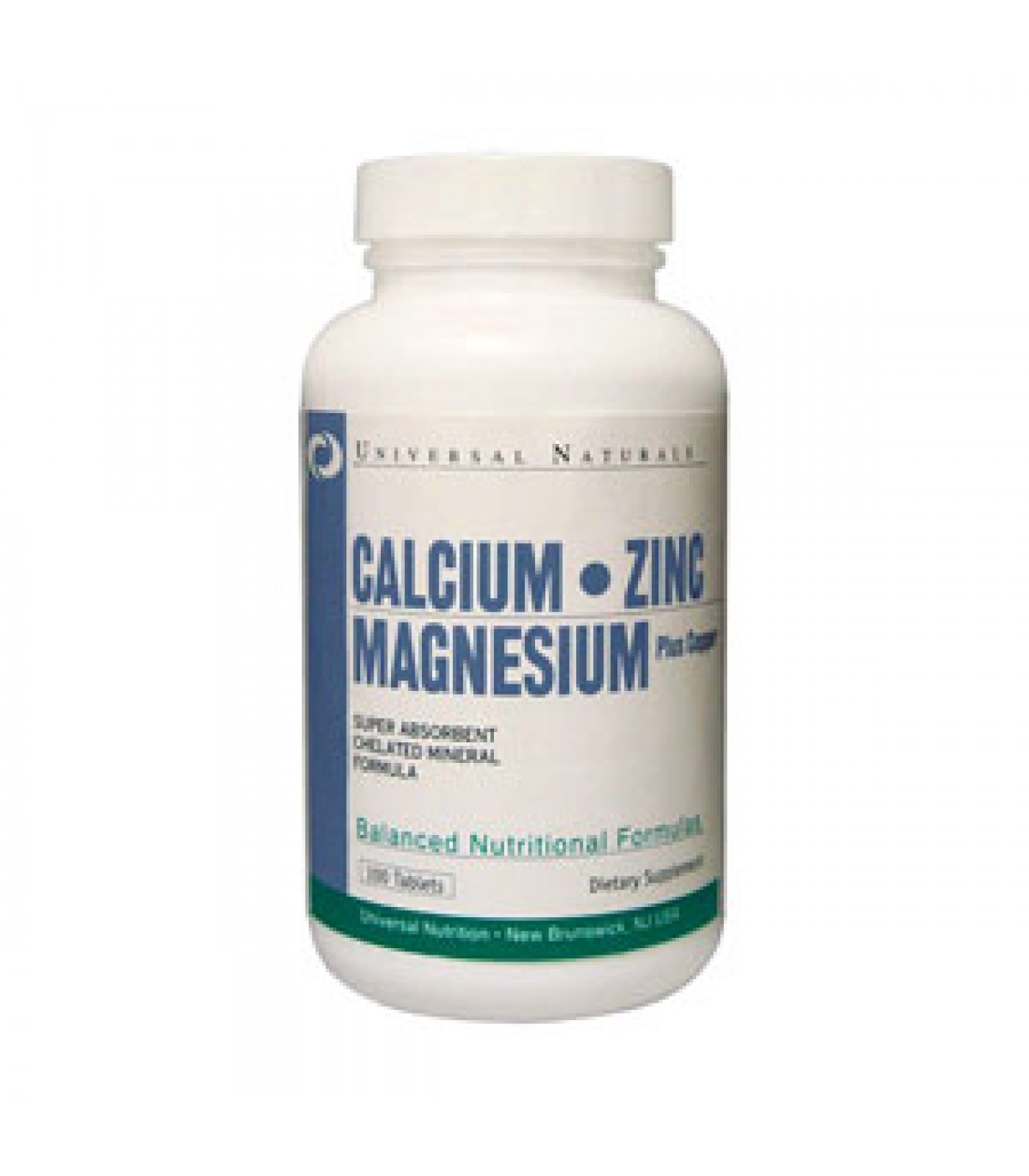 Universal Nutrition - Calcium Zinc Magnesium / 100 tab​