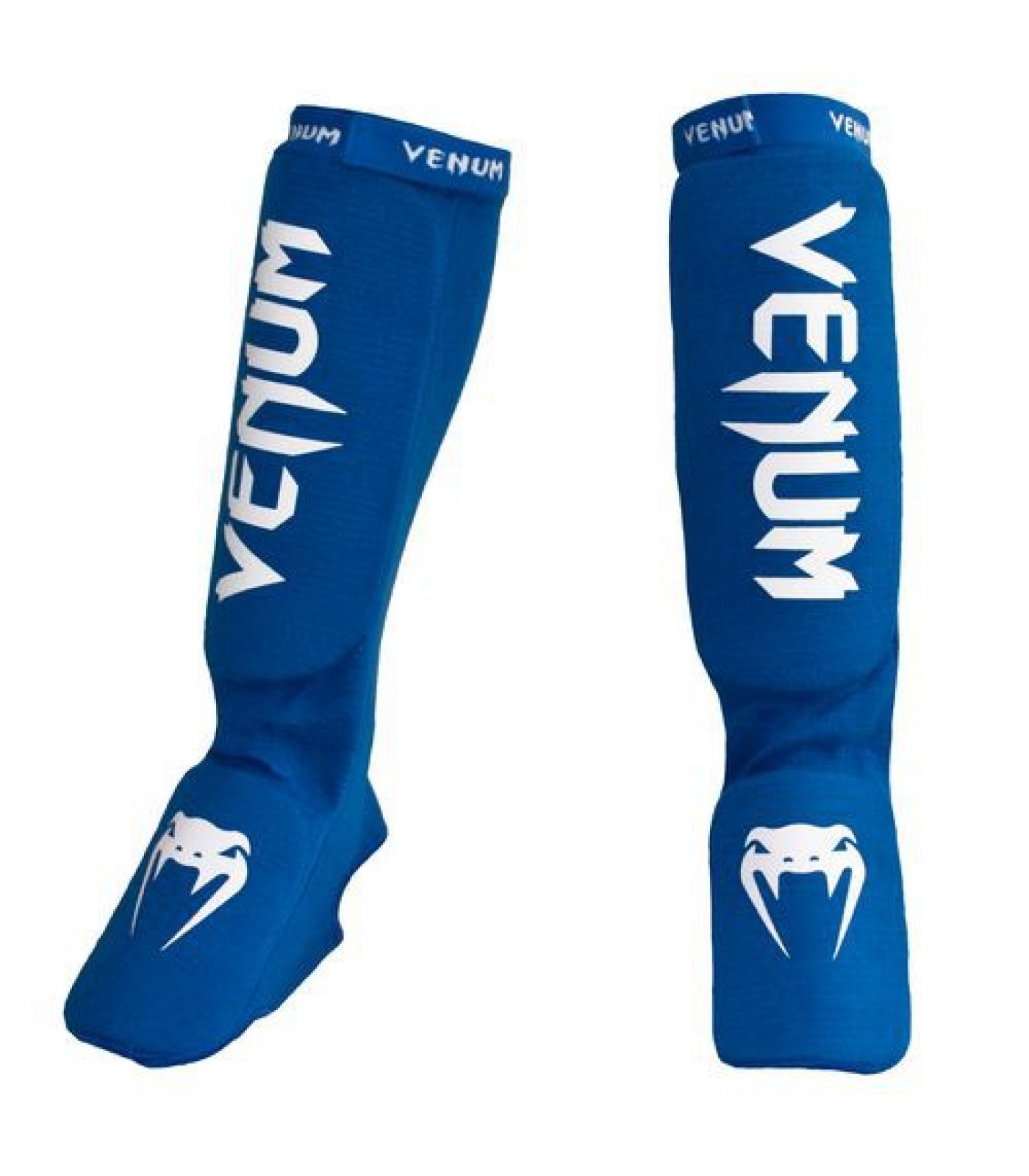 Протектори за крака - VENUM KONTACT SHINGUARDS AND INSTEP - COTTON / BLUE​