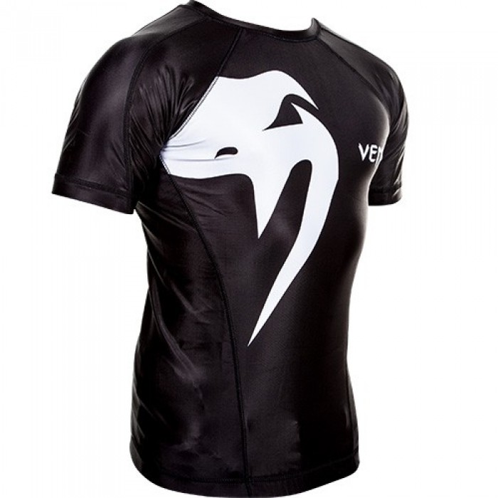 РАШГАРД - VENUM GIANT RASHGUARD - SHORT SLEEVES / BLACK​