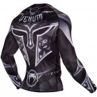 РАШГАРД - VENUM GLADIATOR 3.0 RASHGUARD - BLACK/WHITE - LONG SLEEVES​