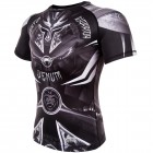 Рашгард - VENUM GLADIATOR 3.0 RASHGUARD - BLACK/WHITE - SHORT SLEEVES​