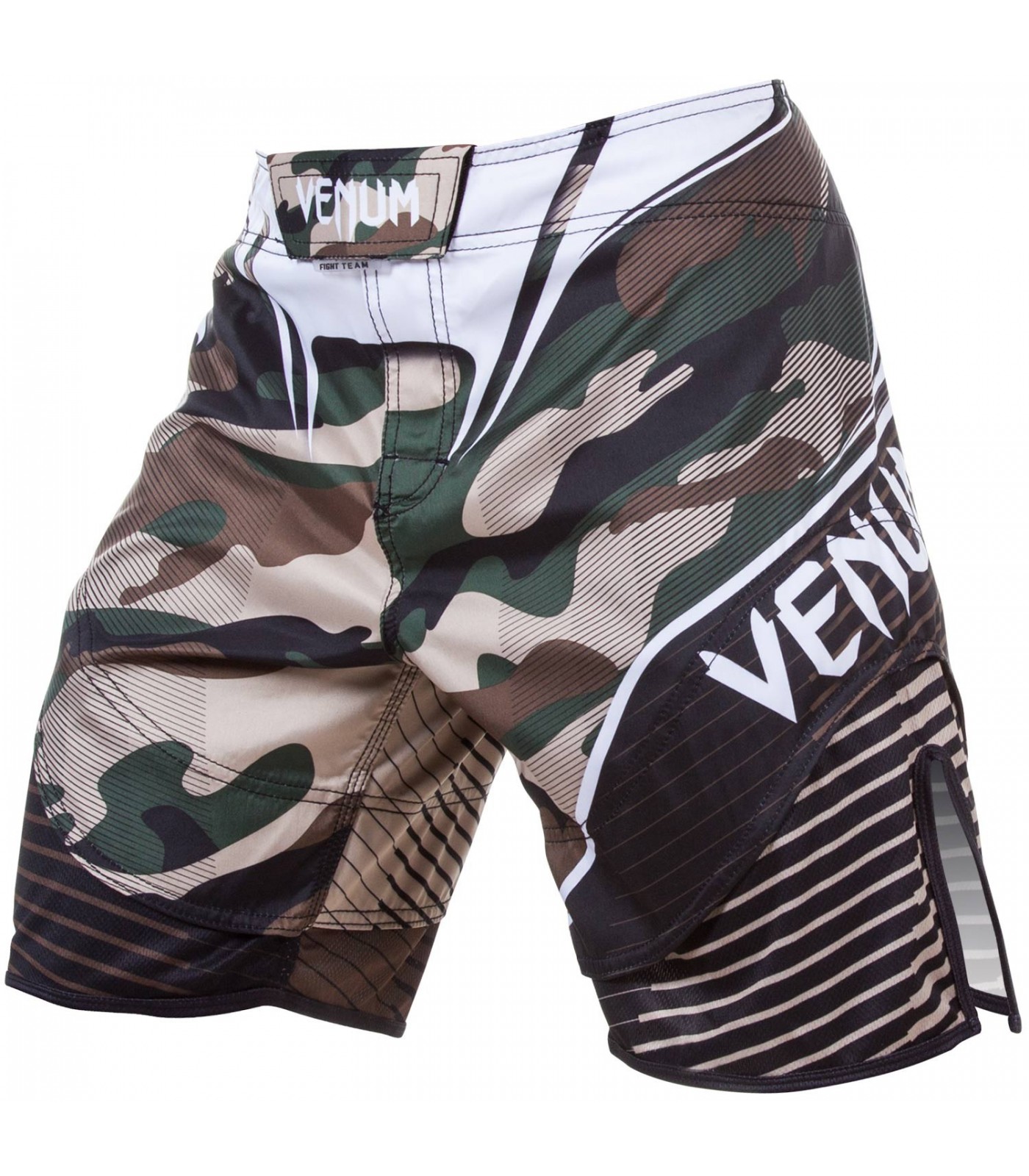 Шорти - VENUM CAMO HERO FIGHTSHORTS / GREEN/BROWN​