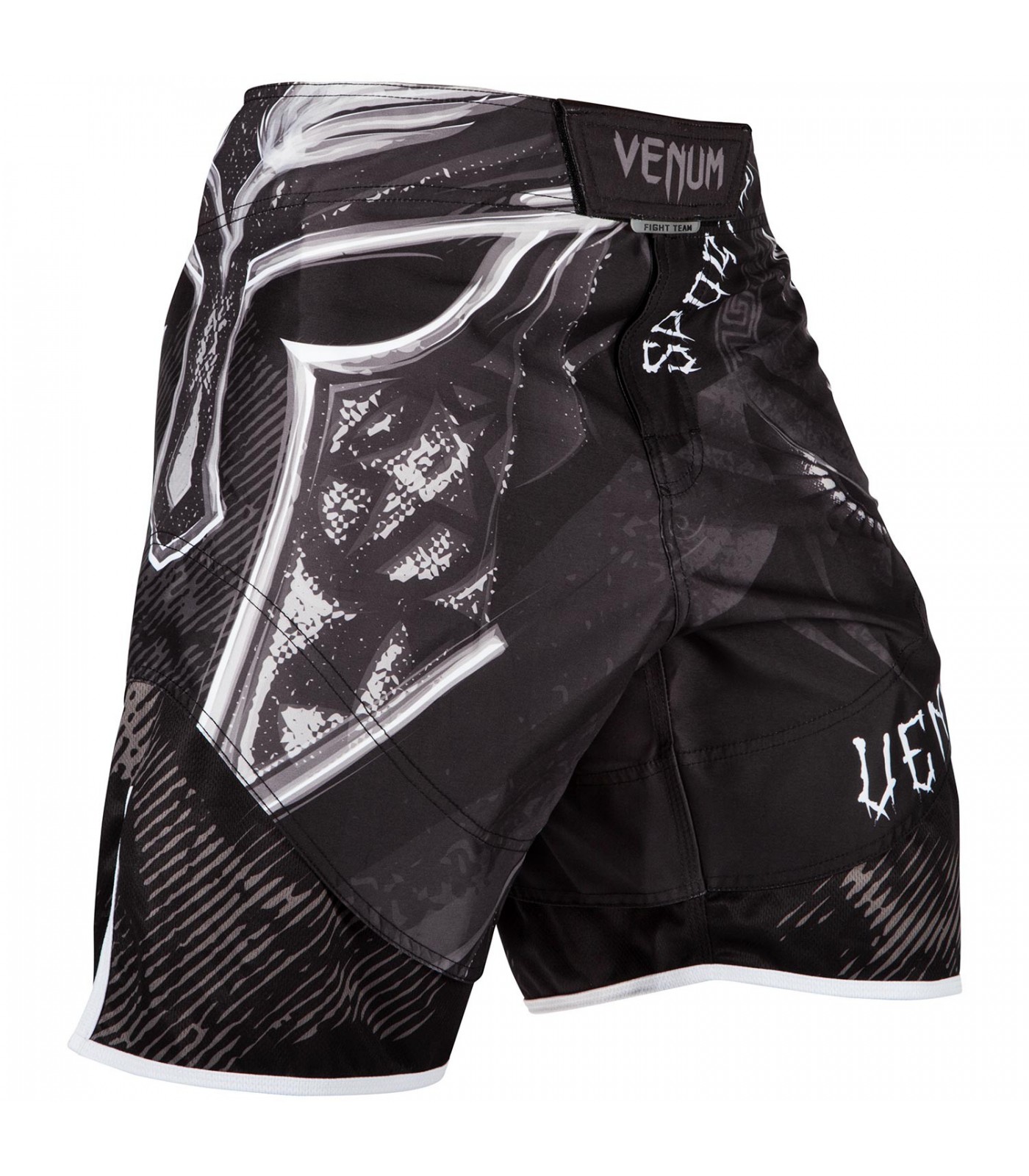 Шорти - VENUM GLADIATOR 3.0 FIGHTSHORTS - BLACK/WHITE​