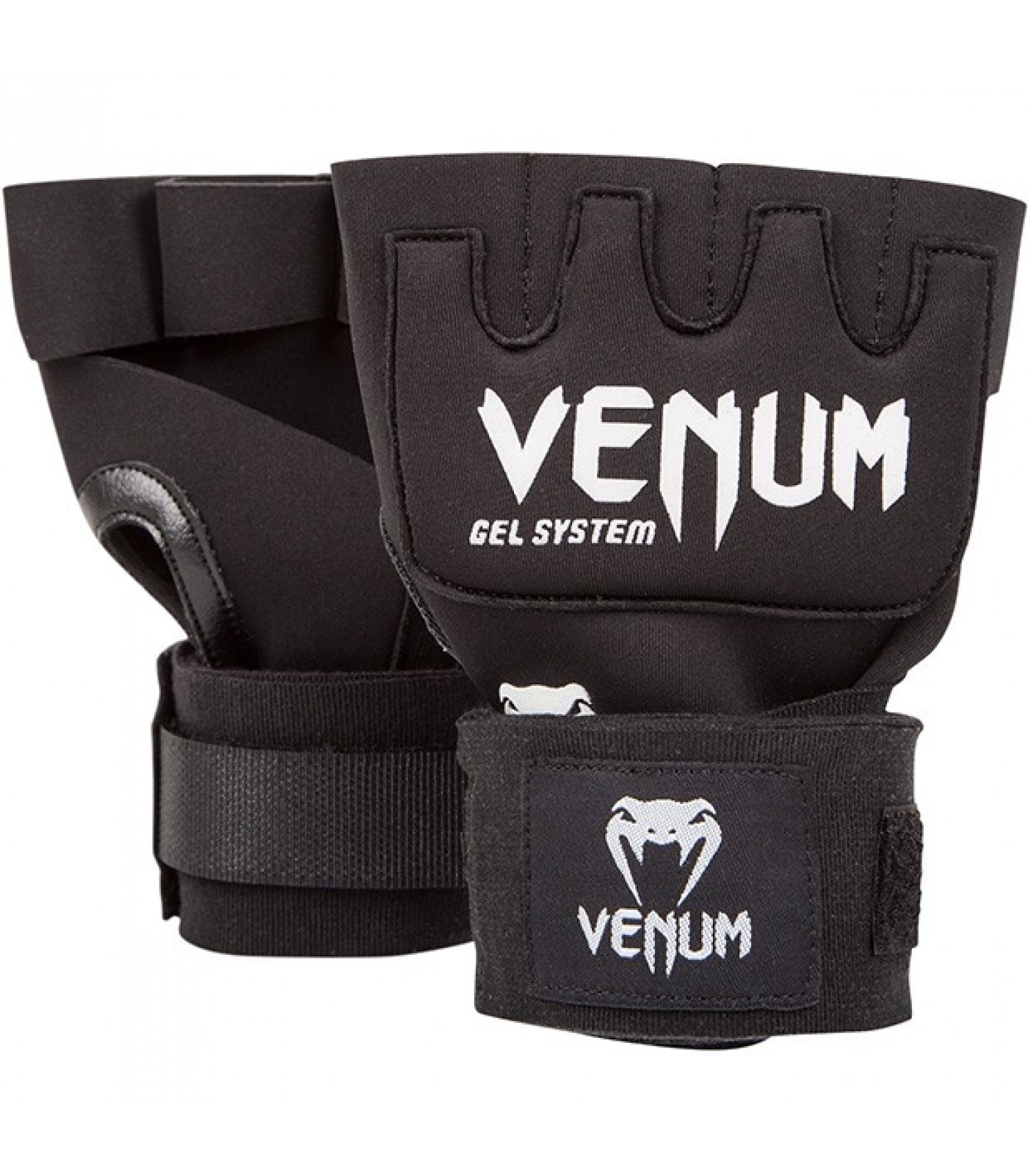 Вътрешни Ръкавици за Боксови Ръкавици - VENUM KONTACT GEL GLOVE WRAPS / BLACK​