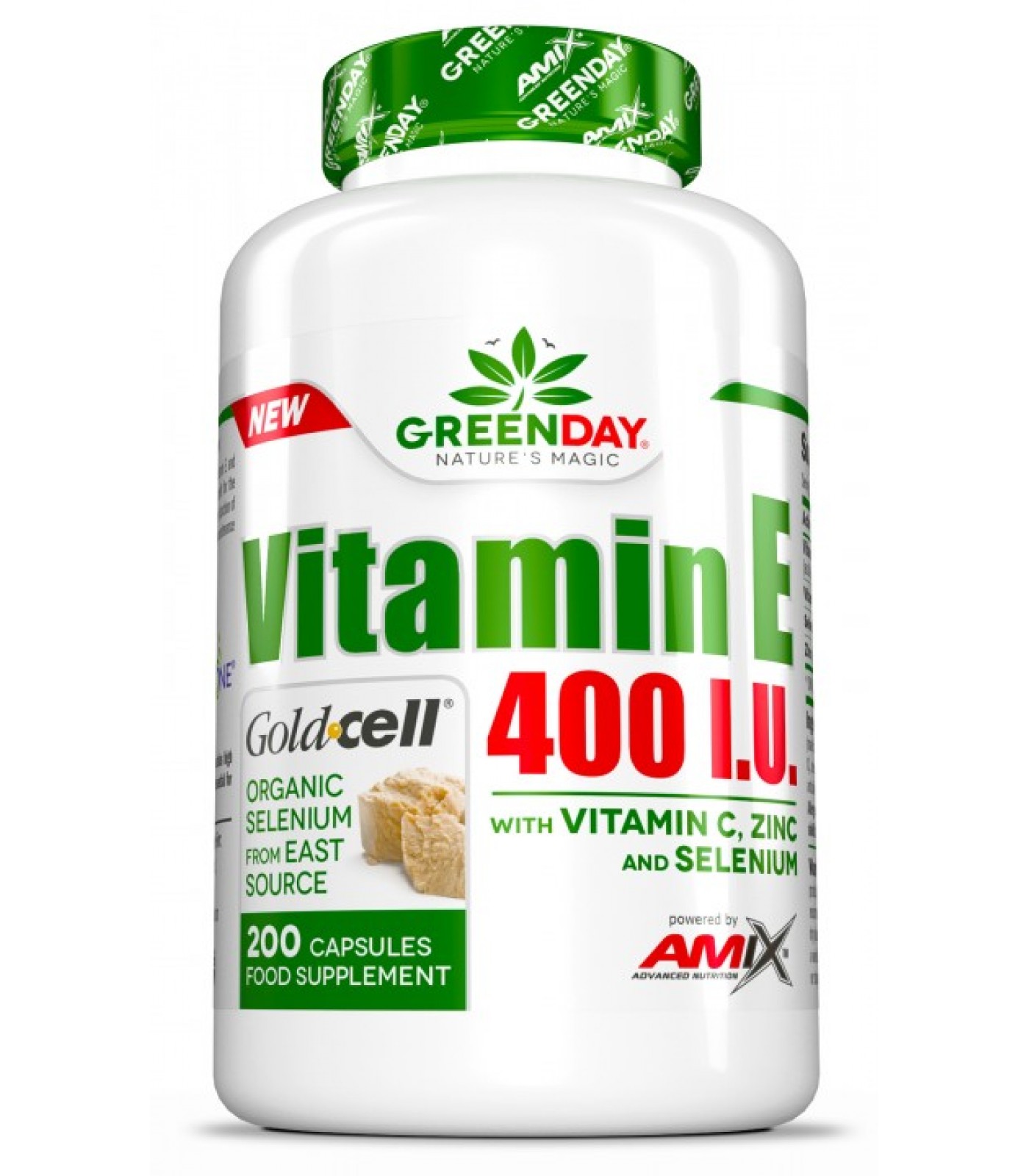 AMIX VITAMIN E 400 I.U. / 200 Caps.