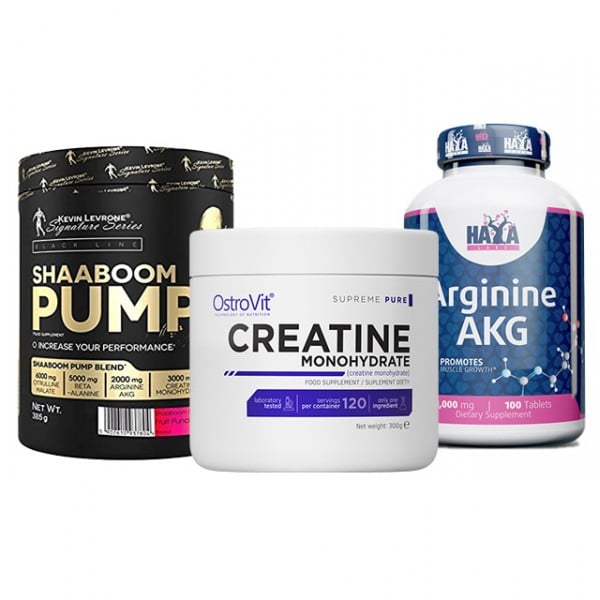 Стак Животно - Креатин + Азотен бустер + Аргинин