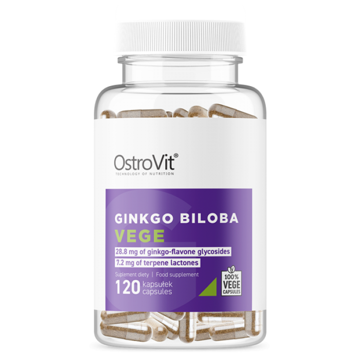 OstroVit Ginkgo Biloba 120 mg / Vege / 120 caps