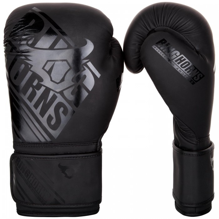 Боксови Ръкавици - Ringhorns Nitro Boxing Gloves - Black / Black​