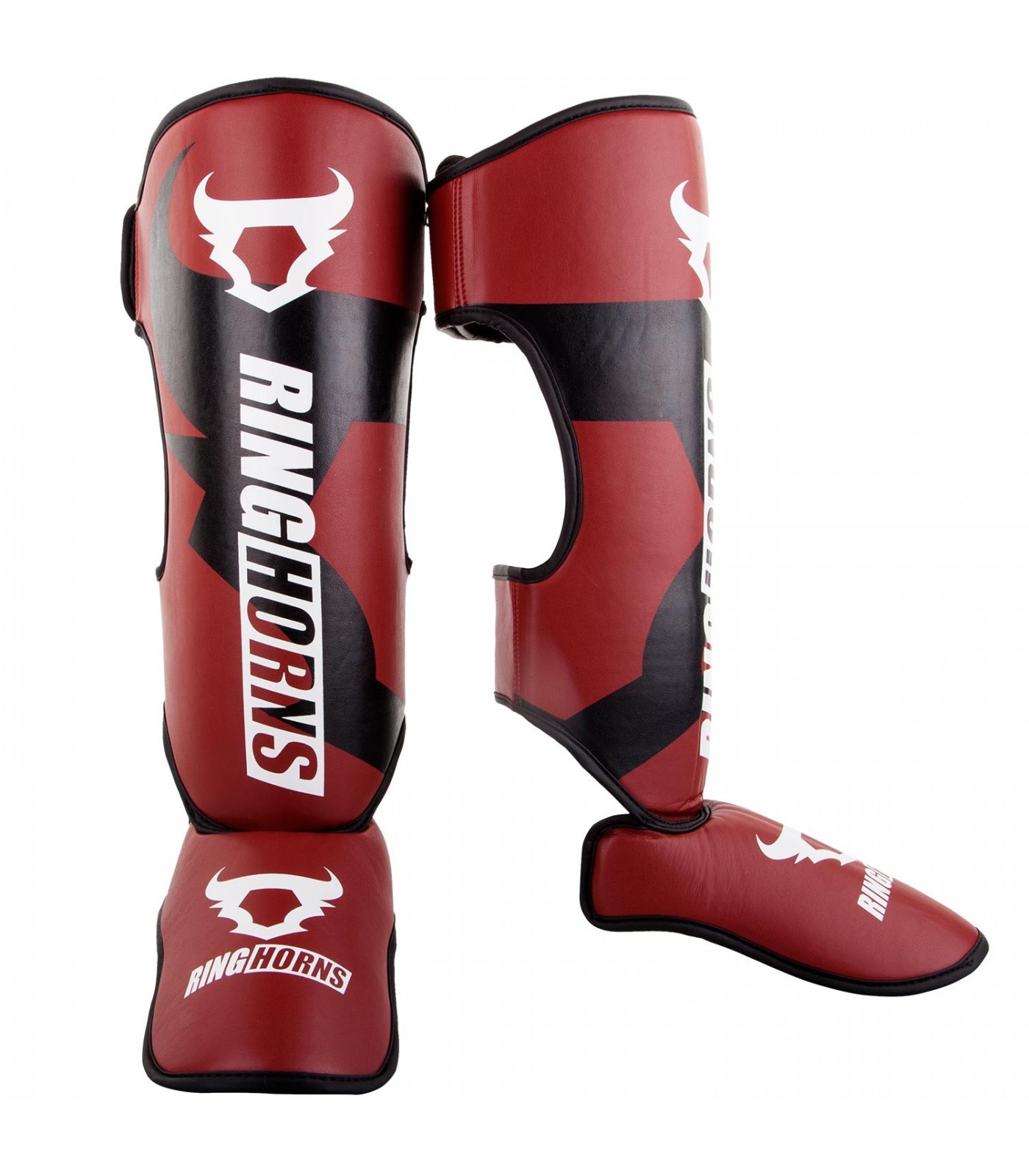 Протектори за крака - Ringhorns Charger Shinguards Insteps - Red​