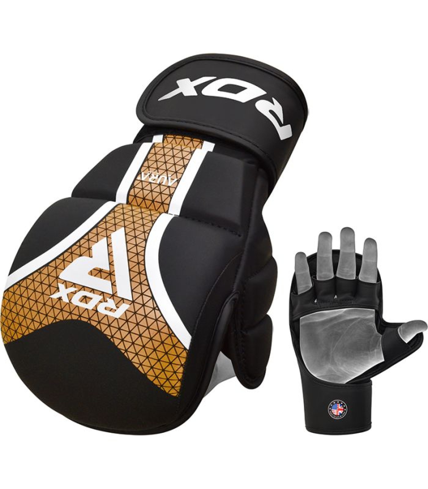 MMA ръкавици - RDX SPARRING GLOVES SHOOTER AURA PLUS T-17 / GSR-T17BGL