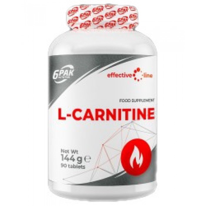 6PAK Nutrition - L-Carnitine 500 mg / 90 Таблетки, 90 дози
