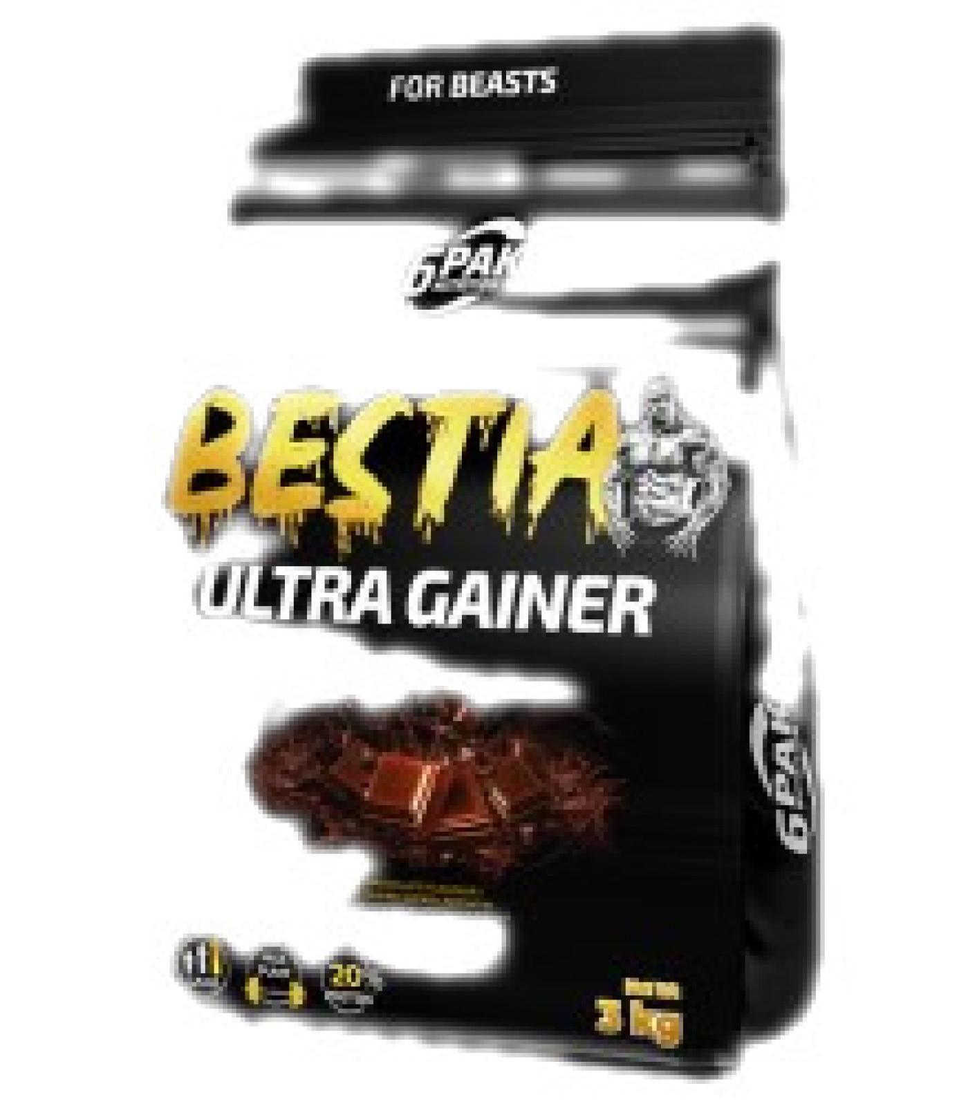 6PAK Nutrition - BESTIA Ultra Gainer / 3000 грама, 30 дози