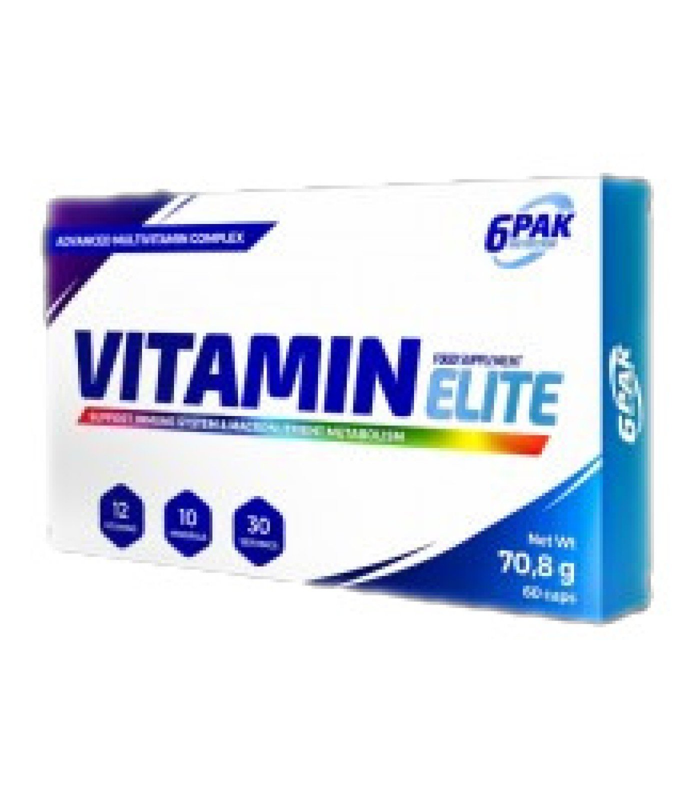 6PAK Nutrition - Vitamin Elite / 60 капсули, 60 дози