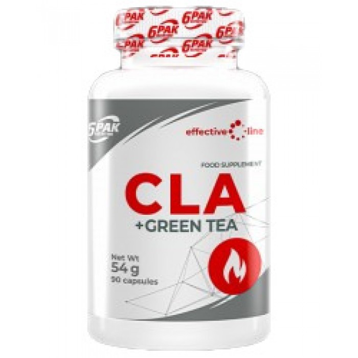 6PAK Nutrition - CLA + Green Tea / 90 капсули, 30 дози