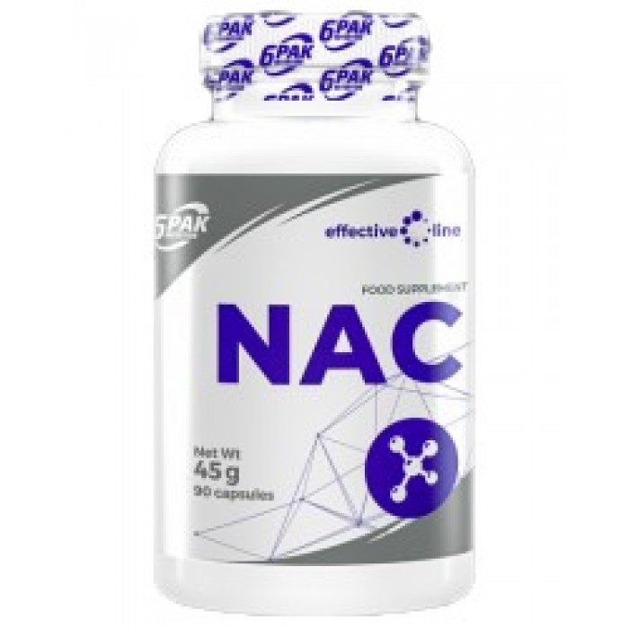 6PAK Nutrition - NAC 150 mg / 90 капсули, 90 дози