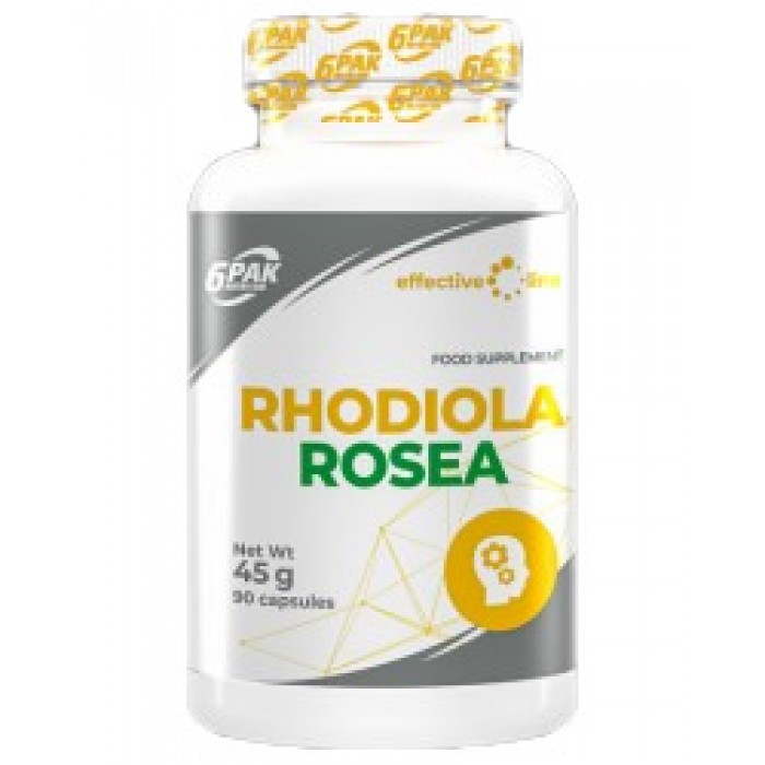 6PAK Nutrition - Rhodiola Rosea 100 mg / 90 капсули, 90 дози
