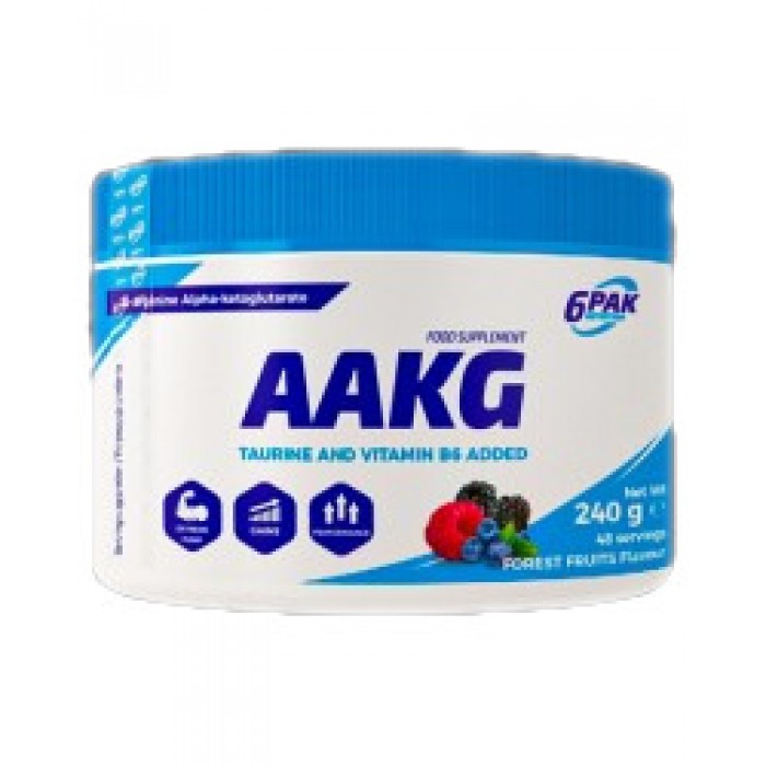 6PAK Nutrition - AAKG Powder Flavored / 240 грама, 48 дози