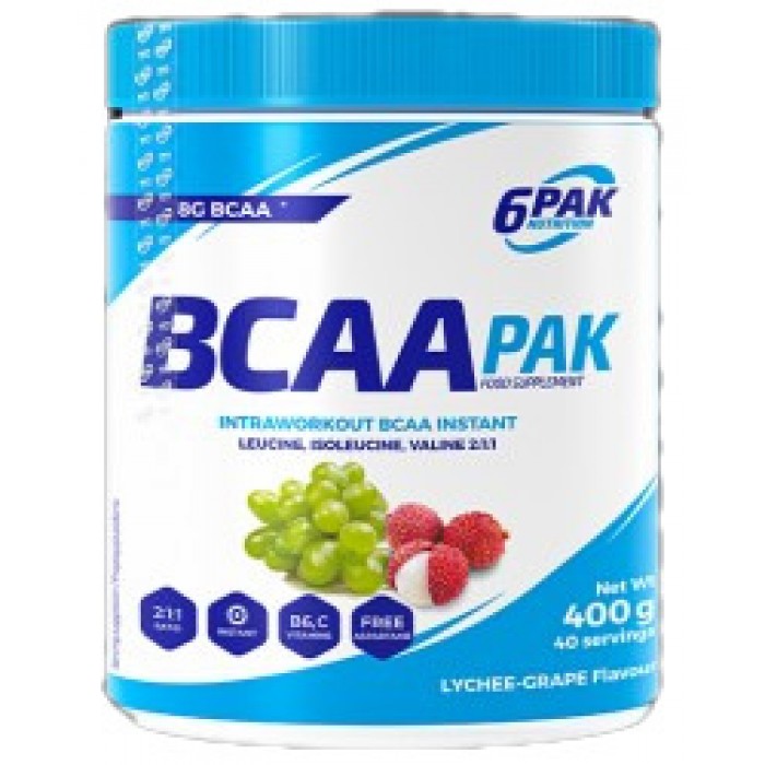 6PAK Nutrition - BCAA PAK 2:1:1 Instant / 400 грама, 40 дози